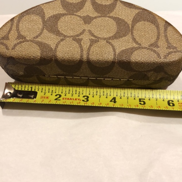 COACH Eyewear Case / Brown Clamshell - Picture 7 of 8